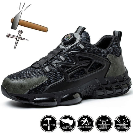 Men's Steel Toe Air Cushion Safety Sneakers