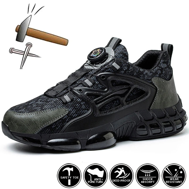 Men's Steel Toe Air Cushion Safety Sneakers