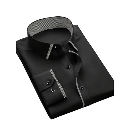 Men’s Patchwork Smart Casual Shirt