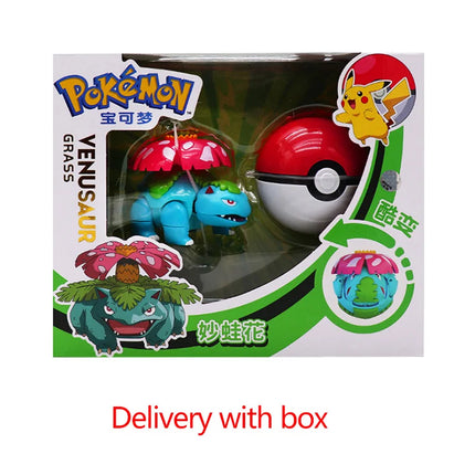 Transforming Pokeball Figure Toy