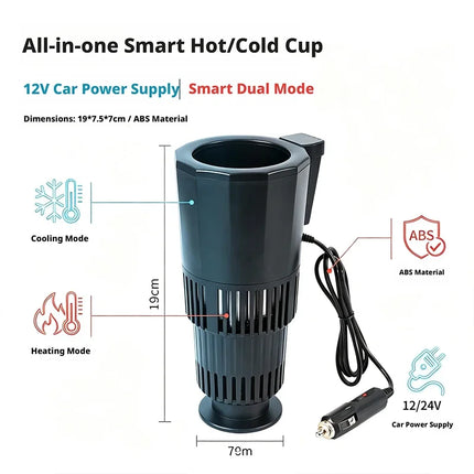12V Car Heating and Cooling Cup Holder