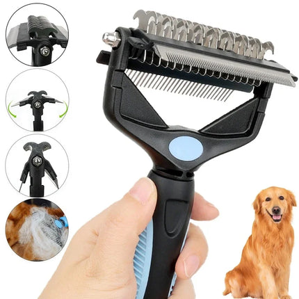 3-in-1 Pet Deshedding Brush