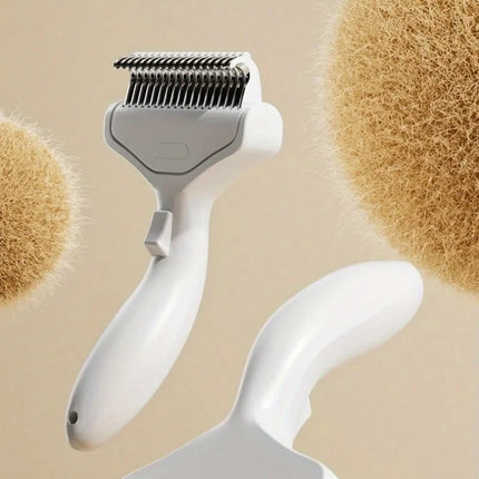 Curved Stainless Steel Pet Comb