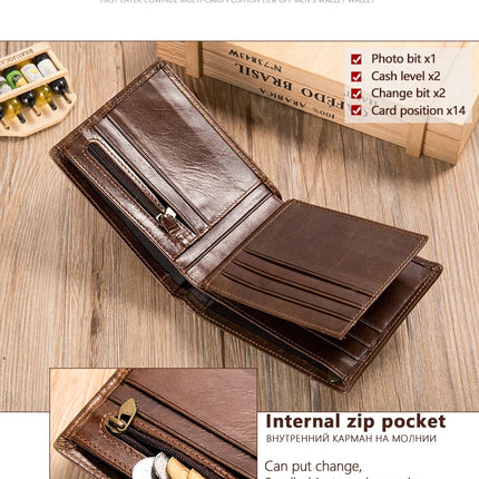 RFID Leather Wallet