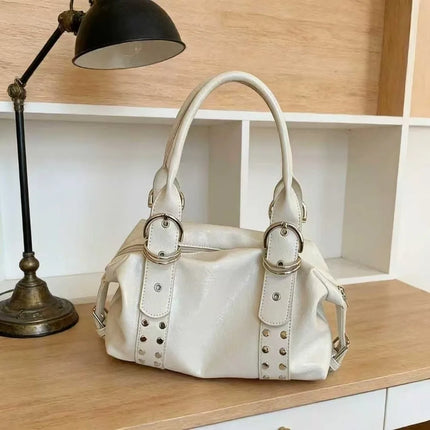 Rivet Motorcycle Shoulder Bag