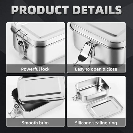 Stainless Steel Bento Lunch Box