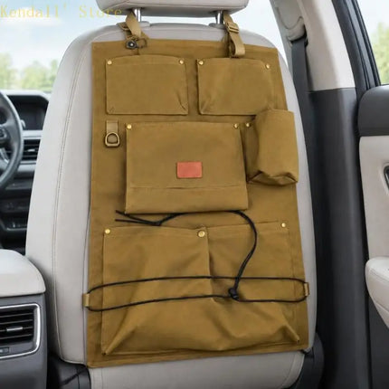 Foldable Car Seat-Back Organizer