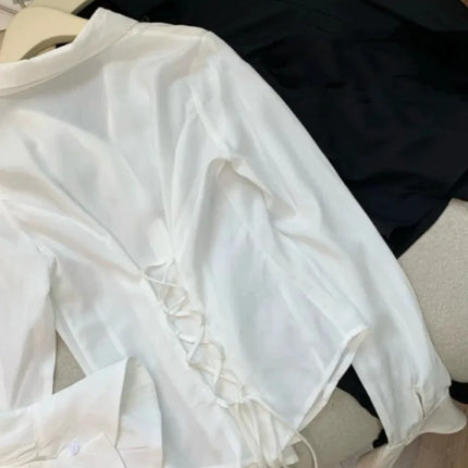Women's Slim-Fit Flared Sleeve Blouse