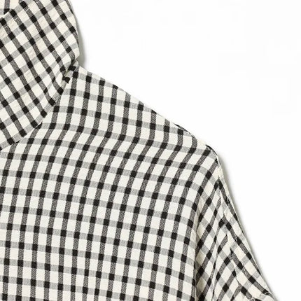 Women's Cropped Plaid Bomber Jacket