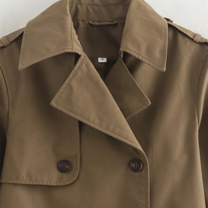 Women's Cropped Trench Jacket