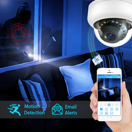 4K PoE Dome Security Camera