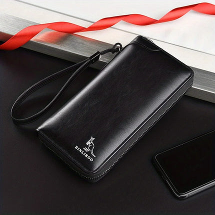 Long RFID Zipper Wallet