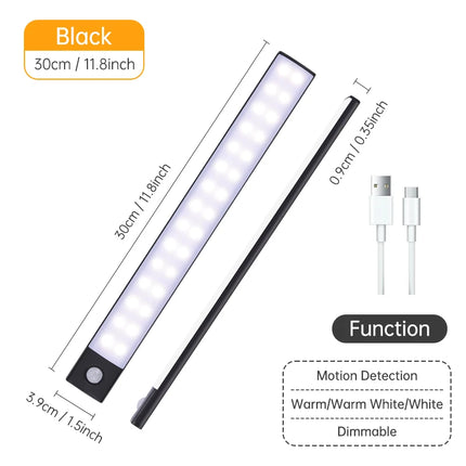 USB Rechargeable Motion Sensor LED Night Light