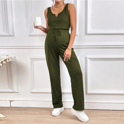 2-Piece Maternity Tank Top and Pants Set