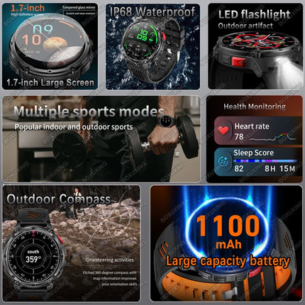 Military Sports Smartwatch