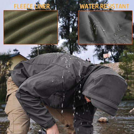 Men’s Waterproof Fleece Softshell Jacket