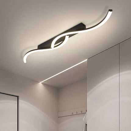 Modern Black LED Ceiling Lamp