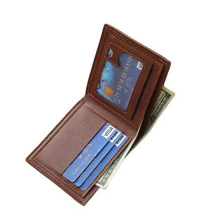 Fashionable Men's Bifold Short Wallet