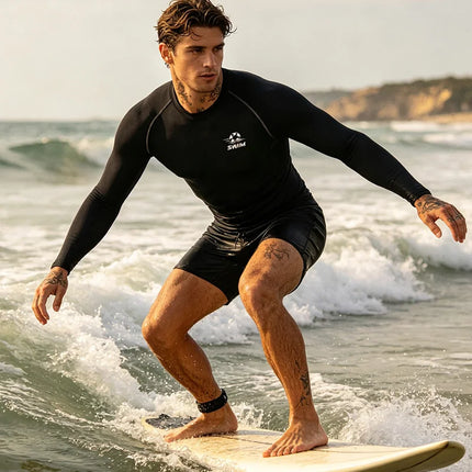 Men's Long-Sleeve Rash Guard Shirt