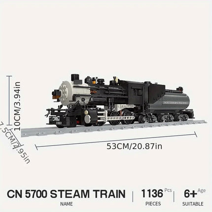 Steam Train Building Block Set
