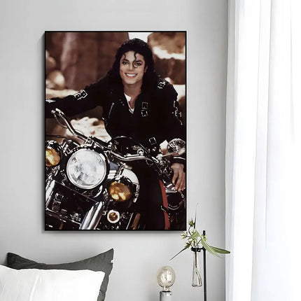 Iconic Pop Singer Wall Art Poster