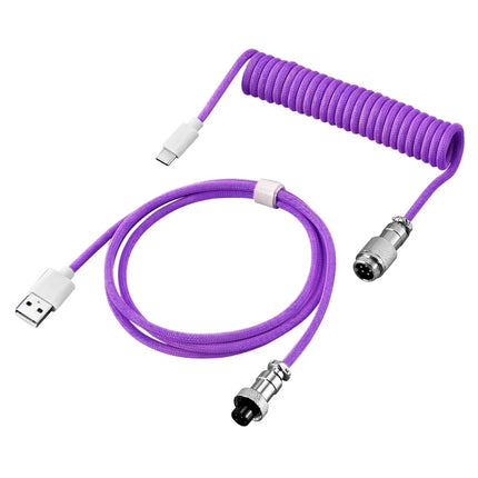 Coiled Mechanical Keyboard Cable