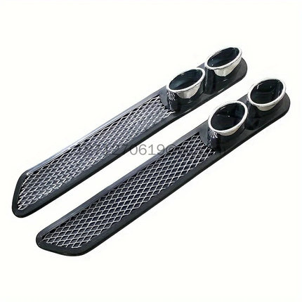 Dual Exhaust Pipe Decorative Stickers