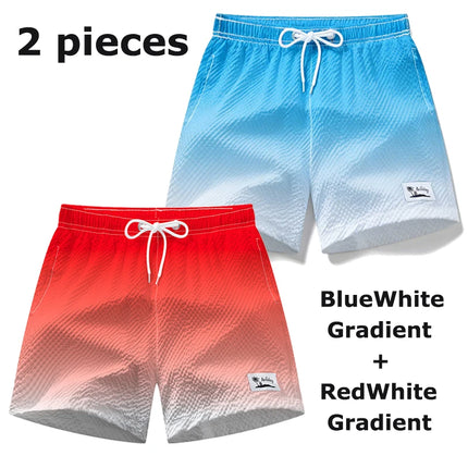 Men's Seersucker Swim Shorts