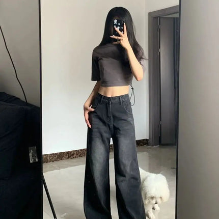 Vintage High-Waist Baggy Jeans