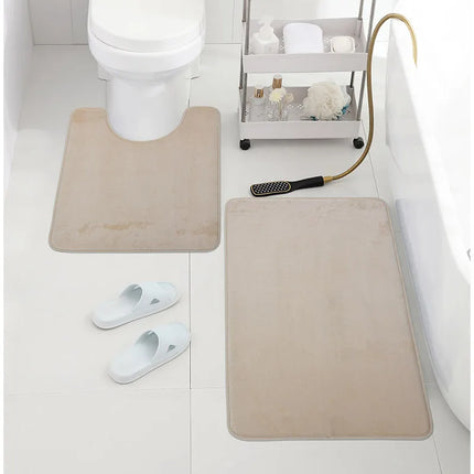 3-Piece Bathroom Floor Mat Set