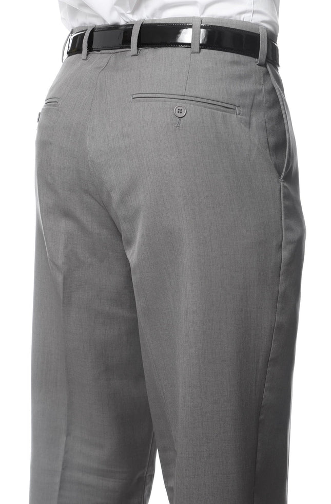 Premium Mens Grey Regular Fit Pants