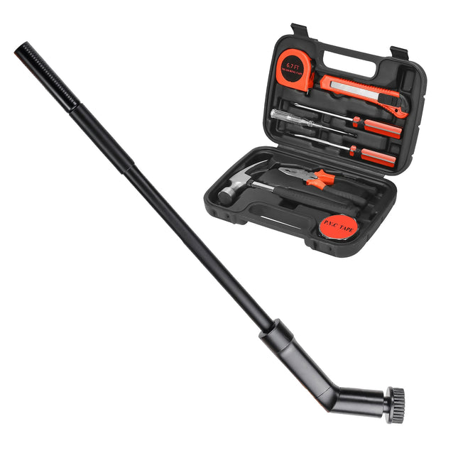 Pursonic Rechargeable Electric Scrubber & Handy Solutions 9-Piece Tool Kit Home Cleaning & Repair Bundle