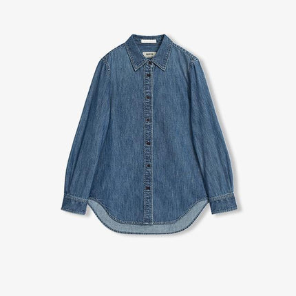 Women’s BERTO Denim Lapel Shirt