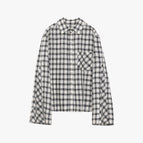 Black and white dense checkered pattern / S