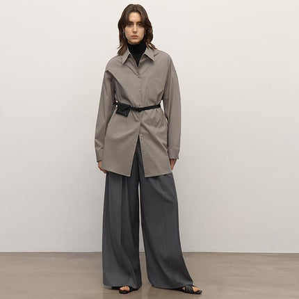 Heart’s Desire Draped Silhouette Shirt