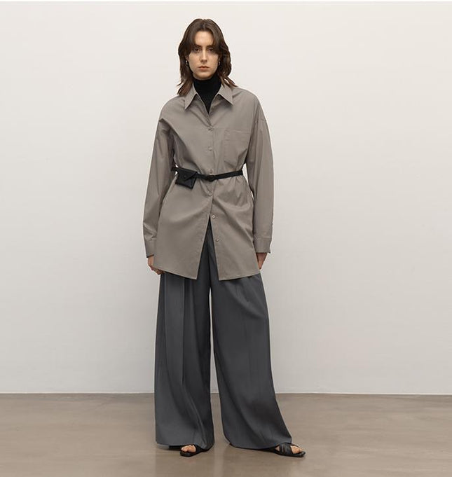 Heart’s Desire Draped Silhouette Shirt