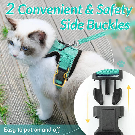 Soft Cat Harness Set