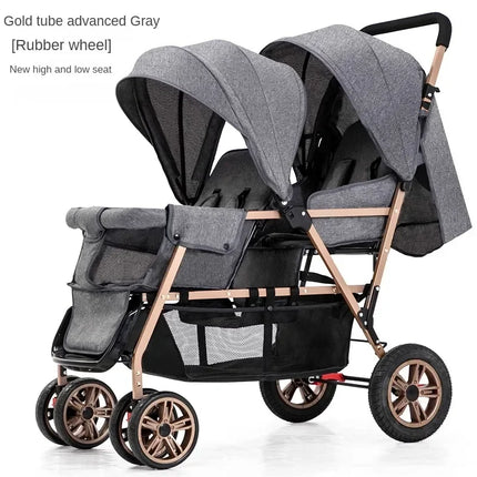 Lightweight Tandem Twin Baby Stroller