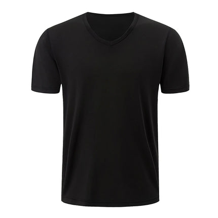Men's Solid Color V-Neck T-Shirt