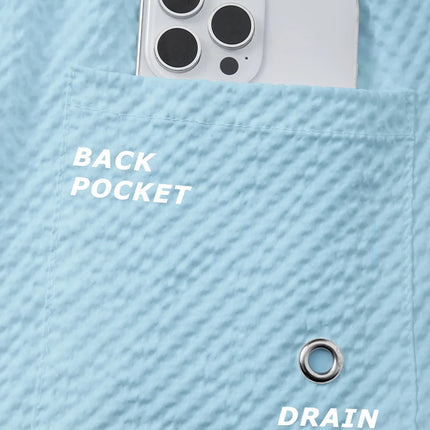 Men's Seersucker Swim Shorts