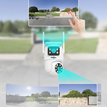6MP Dual-Lens Wi-Fi PTZ Security Camera