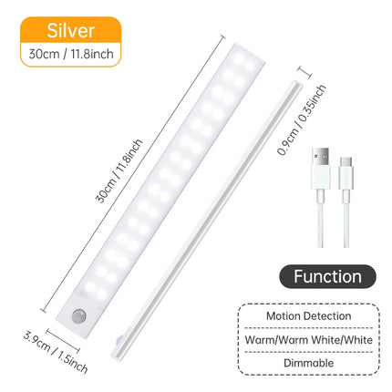 USB Rechargeable Motion Sensor LED Night Light