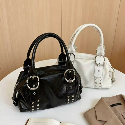 Rivet Motorcycle Shoulder Bag
