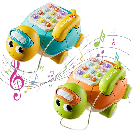 Musical Crawling Turtle Toy