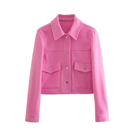 Women's Button-Up Casual Jacket