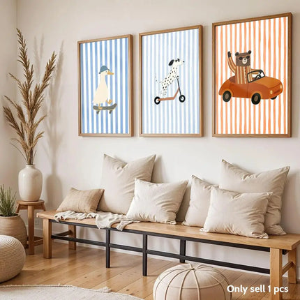 Cute Funny Animal Wall Stickers
