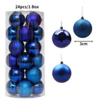 24pcs Dark Blue / 3cm