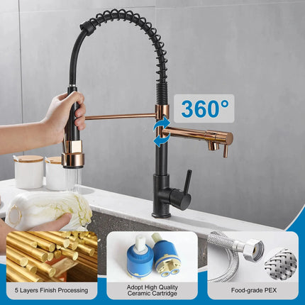 Pull-Down Kitchen Faucet
