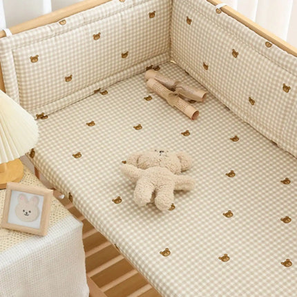 Cotton Baby Crib Bumper