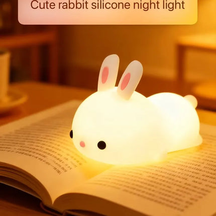 RGB Silicone Bunny Night Light